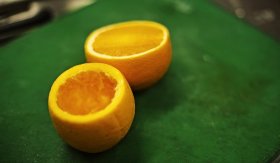Plněné pomeranče / Naranjas rellenas - příprava