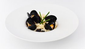 Rýže se slávkami / Arroz con mejillones