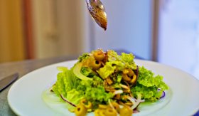 Zeleninový salát svatého isidra / Ensalada de san isidro - příprava