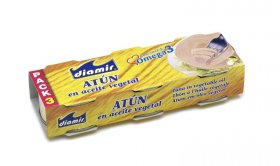 Tuňák v rostlinném oleji 80g, PACK-3