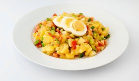 Bramborový salát / Ensalada de patatas