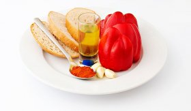 Červená polévka / Sopa colorada - suroviny