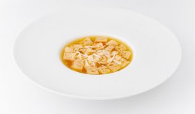 Drůbková polévka / Sopa de menudillos