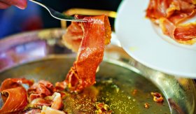 Jamón s rajčaty / Jamón con tomate - příprava