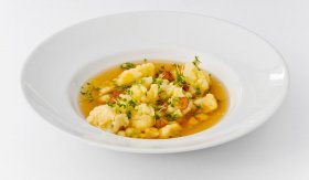 Květáková polévka / Sopa de coliflor