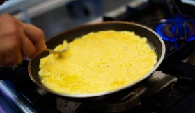 Opilá omeleta / Tortilla borracha - příprava