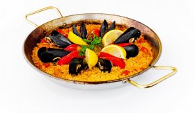 Paella s mořskými plody / Arroz con marisco