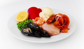 Paella z Kastilie / Paella Castellana - suroviny