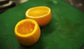 Plněné pomeranče / Naranjas rellenas - příprava