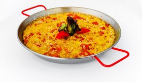 Statkářská paella / Arroz cortijero