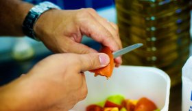 Studená andaluská polévka gazpacho / Gazpacho andaluz - příprava