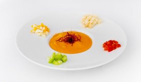 Studená andaluská polévka gazpacho / Gazpacho andaluz