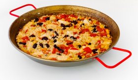 Typická valencijská paella / Paella valenciana