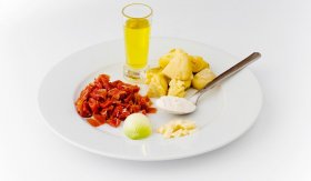 Vařené artyčoky s jamónem / Alcachofas de calahorra en su propia salsa - suroviny
